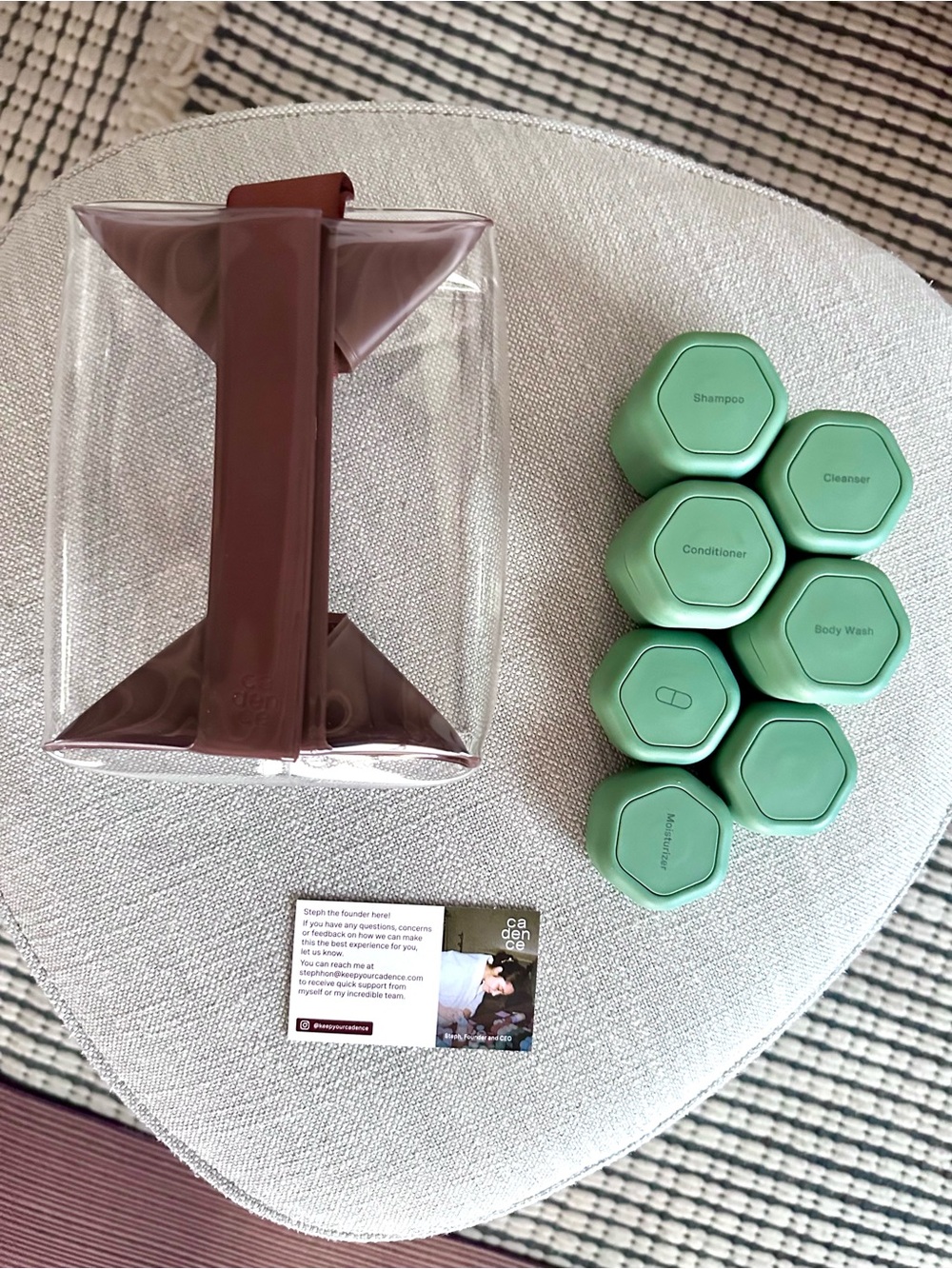CADENCE PARCEL BUNDLE BROWN/GREEN